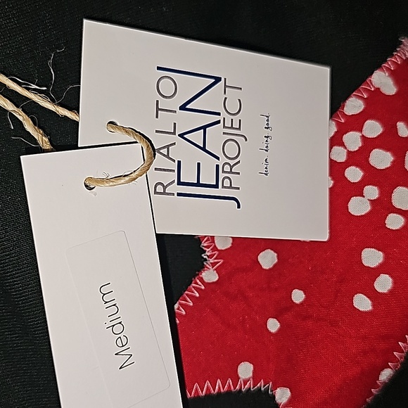 NWT Rialto Jean Project Ariel Star Patchwork Jogger Sweatpants - Picture 6 of 7